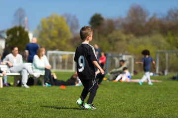 Obraz premium Young soccer player