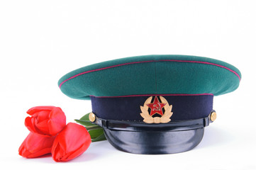 Фуражка с цветами