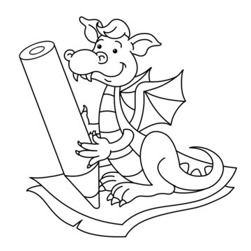 dragon with colorpencil