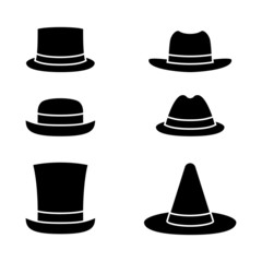 Hats icon set