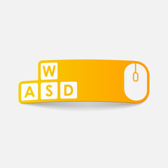 realistic design element: keypad