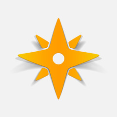 realistic design element: compass