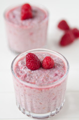 Himbeer Chia Pudding