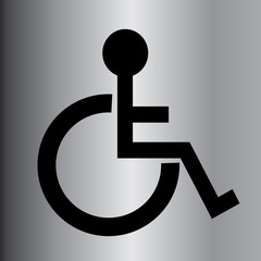 Handicap or Wheelchair person Symbol, Vector