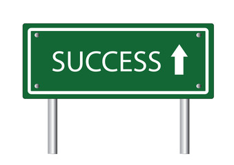 Creative sign with the text - Success