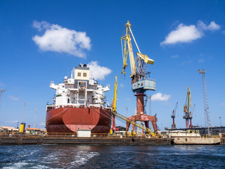 Fototapeta premium Harbour Tour of Willemstad Port Curacao