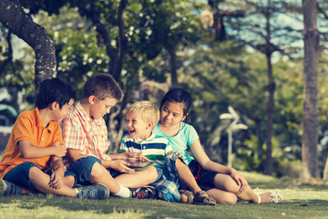 Fototapeta premium Having fun