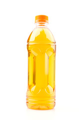 Tea bottle isolated white background