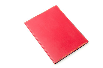Note book isolated white background