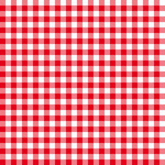 Karo Tischdecken Muster ROT - endlos