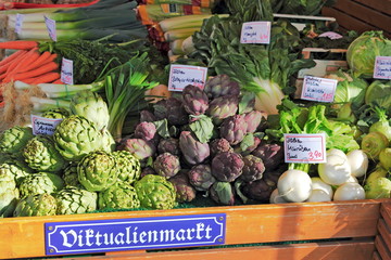 Fototapeta premium München Viktualienmarkt