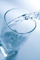 pouring water