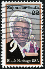 Sojourner Truth, abolitionist, black heritage serie