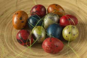 Fototapeta na wymiar Colorfull Easter Eggs