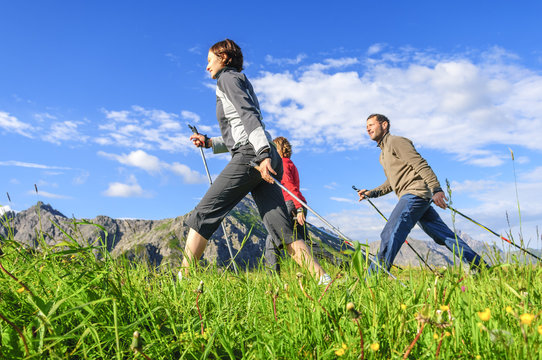 Nordic Walking-Gruppe