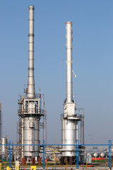 Fototapeta na wymiar petrochemical plant oil industry technology
