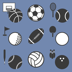 List of ball sports related icons
