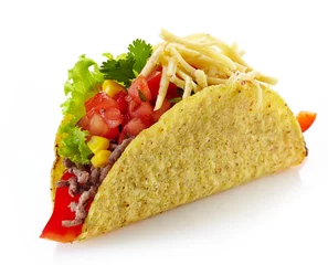 Papier Peint photo autocollant Manger Mexican food Tacos
