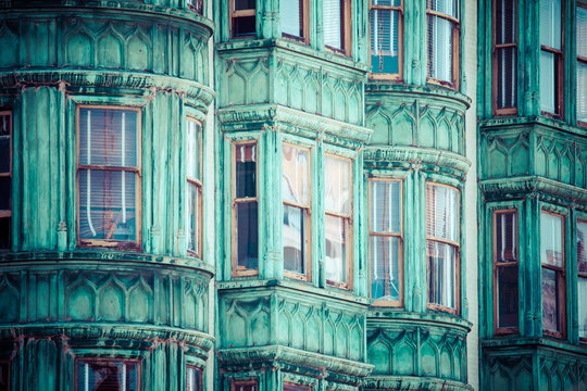 San Francisco Victorian houses
