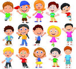 happy kid cartoon collection