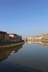 Obraz premium Architecture of Italy. Pisa - city of World Heritage