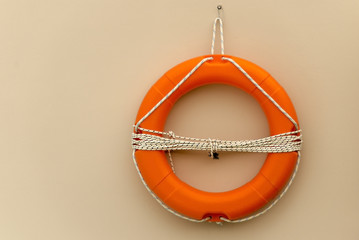 Life buoy with rope
