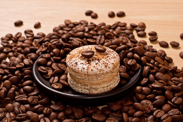 coffee and macaroon