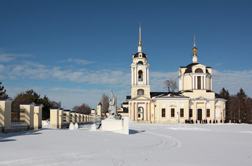 Fototapeta na wymiar Moscow region. Village Church