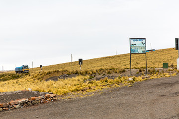 The Andes, Road Cusco- Puno, Peru,South America