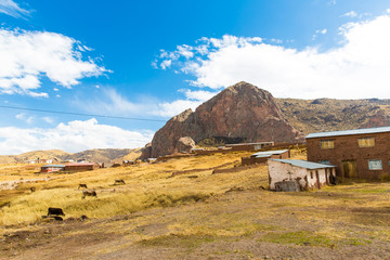 The Andes, Road Cusco- Puno, Peru,South America