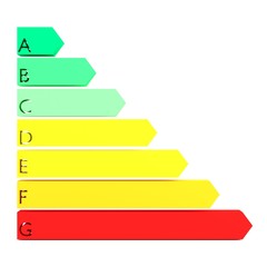 realistic 3d render of energy efficiency