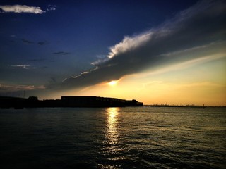 Venice, sunset view 