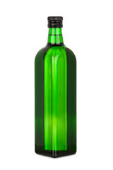 Flasche Rapsöl mit Schraubverschluß, isoliert