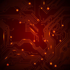 Technological vector background