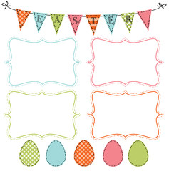 Easter or spring design template