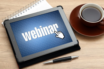 Tablet Pc in the Office with Webinar