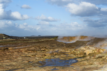 Fototapeta premium gunnuhver iceland