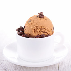 coffee ice cream