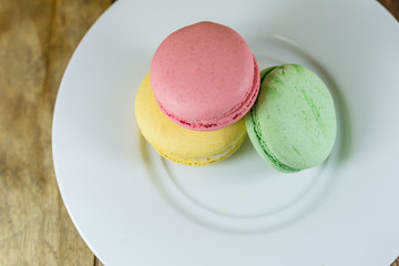 Colorful macaroons