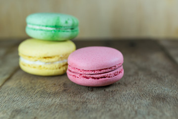 Colorful macaroons