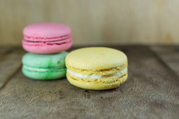 Colorful macaroons