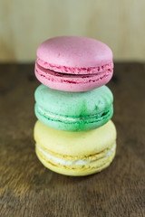 Colorful macaroons