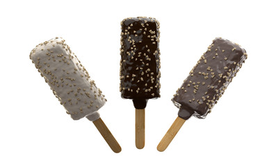 Glaces aux trois chocolat