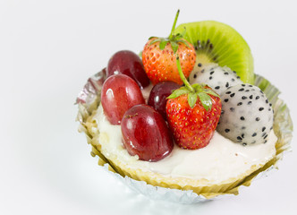 Strawberry Muesli Yogurt