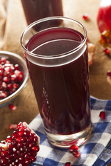Healthy Organic Pomegranate Juice