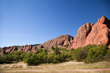 Fototapeta premium Sandstone formation in Roxborough State Park near Denver