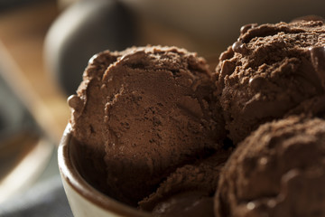 Homemade Dark Chocolate Ice Cream