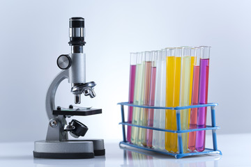 Workplace modern laboratory for molecular biology test