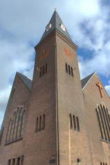 Fototapeta na wymiar Wilhelminakerk Haarlem Nederland