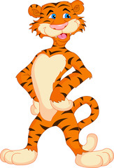 cute tiger cartoon